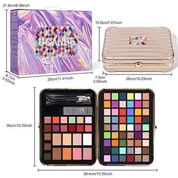 UCANBE All In One Makeup Kit for Girls - 77 Vibrant Colors