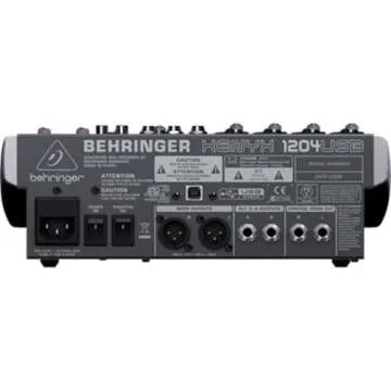 Behringer Xenyx 1204USB Mixer - 8-Channel USB Audio Mixer