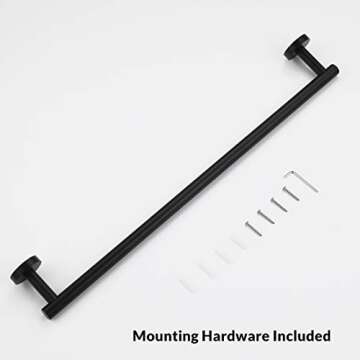 VELIMAX Stainless Steel Towel Bar for Elegant Bathrooms