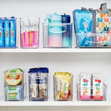 iDesign Plastic Storage Bin for Kitchen and Pantry Storage