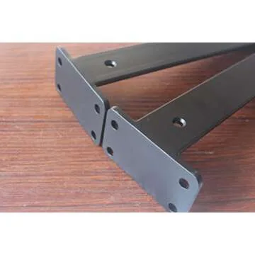 Durable 8 Pack Heavy Duty Shelf Brackets - 10 Inch Stylish Support