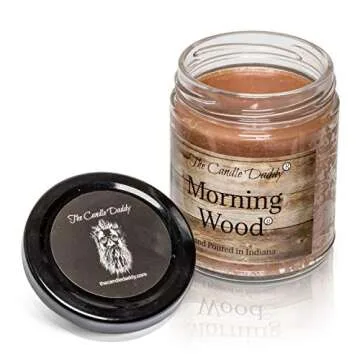 Funny Morning Wood Candle - Cedarwood Vanilla Scent