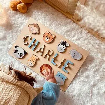 Personalized Name Puzzle for Kids - Custom Wooden Fun