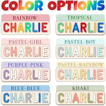 Personalized Name Puzzle for Kids - Custom Wooden Fun