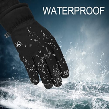 Cevapro Winter Gloves Touchscreen -30℉ Waterproof Thermal Gloves