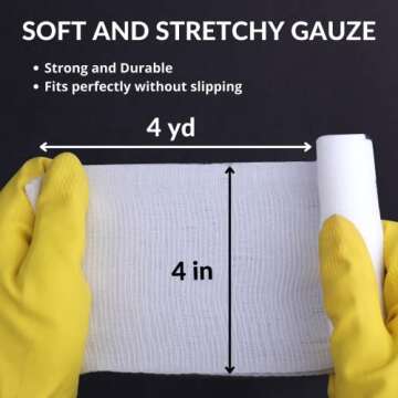D&H Medical 24 Gauze Rolls - Perfect for Wound Care Solutions