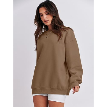 Stylish ANRABESS Women Oversized Sweatshirt for Fall