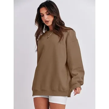 Stylish ANRABESS Women Oversized Sweatshirt for Fall