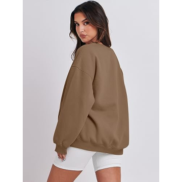 Stylish ANRABESS Women Oversized Sweatshirt for Fall