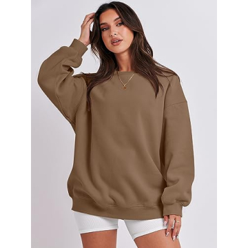 Stylish ANRABESS Women Oversized Sweatshirt for Fall