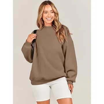 Stylish ANRABESS Women Oversized Sweatshirt for Fall