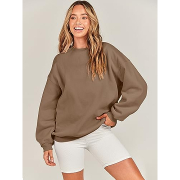 Stylish ANRABESS Women Oversized Sweatshirt for Fall