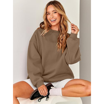 Stylish ANRABESS Women Oversized Sweatshirt for Fall