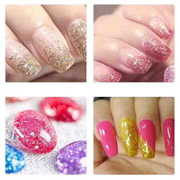 Vibrant 6PCS Gel Nail Polish Set for Salon-Quality Nails