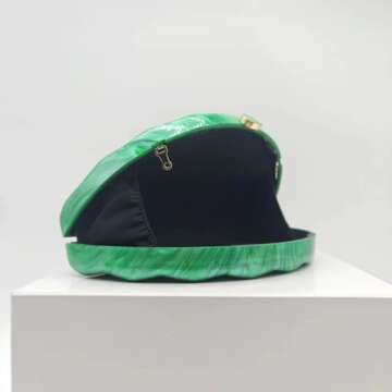 Acrylic Clutch Half Round Shaped Acrylic Bag Luxury Marble Evening Purses for Women Glitter Handbag for Wedding Cocktail Party Prom New 2024