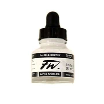 Daler Rowney FW Artists Acrylic Ink 29.5 ML Pot - White