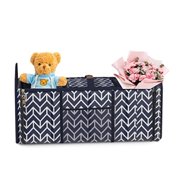 Trunk Organizer with Cooler Bag for SUVs and Cars