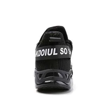 TSIODFO Sneakers for Men Sport Running Shoes Athletic Tennis Walking Shoes Fashion Jogging Sneaker Black White Size 11