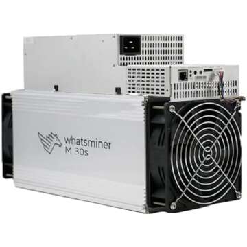 MicroBT Whatsminer M30S 92TH/S Bitcoin ASIC Miner(38J/TH, 3496W, 220V, SHA256), High Stability, High...