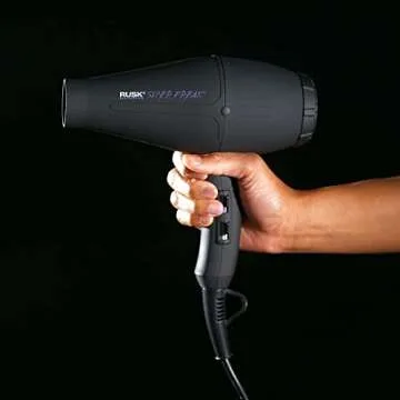 RUSK Super Freak 2000 Watt Professional Hair Dryer with Ceramic and Tourmaline and Powerful Italian Motor