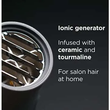 RUSK Super Freak 2000 Watt Professional Hair Dryer with Ceramic and Tourmaline and Powerful Italian Motor