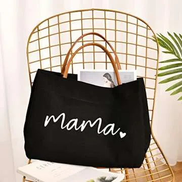 Kifasyo Mom Mama Bag Stylish Tote for Moms Now