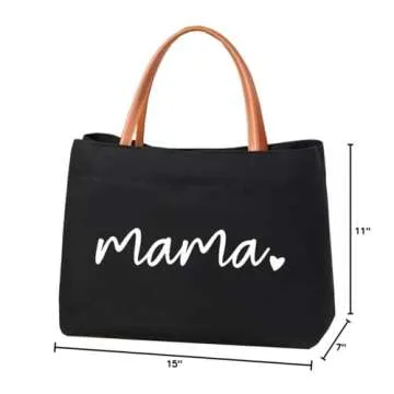 Kifasyo Mom Mama Bag Stylish Tote for Moms Now