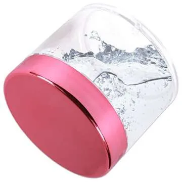 Beauticom 2 oz Leak-Proof Cosmetic Jars with Rose Gold Lids