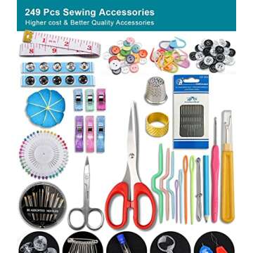 Sewing Needle Thread Kit for Adults - Essential Tools