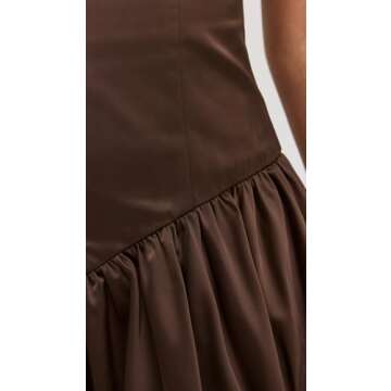Lioness Dollhouse Mini Dress - Chic Coffee Brown Style