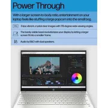 HP Pavilion 15 Laptop With Intel i7, 16GB RAM, 512GB SSD