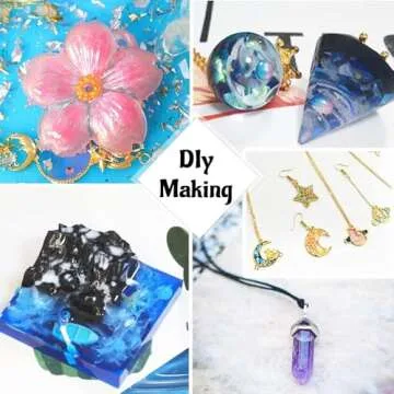 OSBANG Crystal Clear Hard UV Resin Upgraded Formula Ultraviolet Fast Curing Resin for Jewelry Making Craft Decoration, Hard Transparent Glue Solar Cure Sunlight Activated Resin (100g)