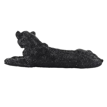 Luxurious Deco 79 Leopard Decor Sculpture for Home
