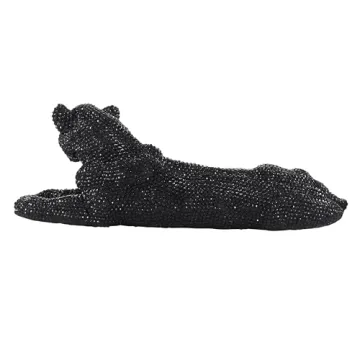 Luxurious Deco 79 Leopard Decor Sculpture for Home
