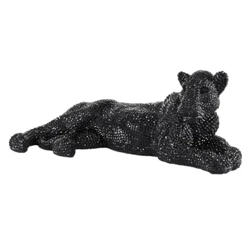 Luxurious Deco 79 Leopard Decor Sculpture for Home