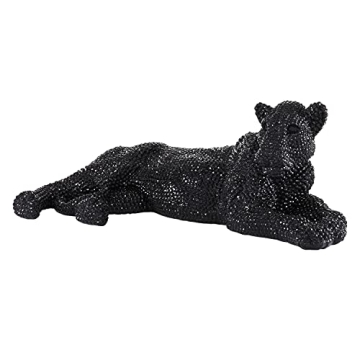 Luxurious Deco 79 Leopard Decor Sculpture for Home