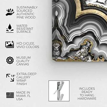 Oliver Gal 'AdoreGeo' The Abstract Wall Art Decor Collection Modern Premium Canvas Art Print