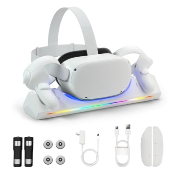 Oculus Quest 2 Bioherm Charging Dock with Batteries