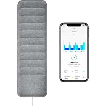 Withings Sleep - Under Mattress Sleep Tracking Pad, Cycle Analysis