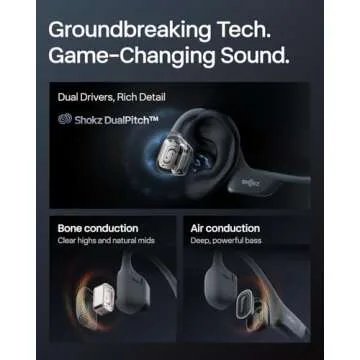 SHOKZ New OpenRun Pro 2 - Open-Ear, Bone Conduction Sport Headphones - with Headband - Sweat Resistant, Workout Headphones - Secure, Wireless, Comfortable Fit-Deep Bass and Smart Mic App