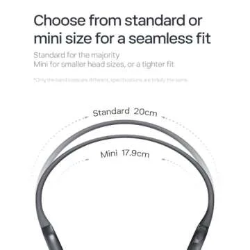 SHOKZ New OpenRun Pro 2 - Open-Ear, Bone Conduction Sport Headphones - with Headband - Sweat Resistant, Workout Headphones - Secure, Wireless, Comfortable Fit-Deep Bass and Smart Mic App