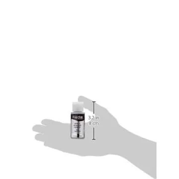 Deco Art Media Fluid Acrylic Paint 1-Ounce Silver - Vibrant Crafting Essential
