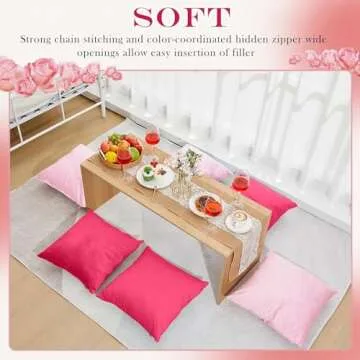 Berlune Velvet Throw Pillow Covers - Elegant 6 Pcs for Home Decor