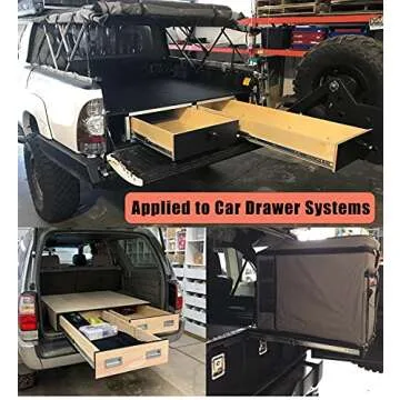 KCOLVSION 22" Heavy Duty Drawer Slides for All Uses