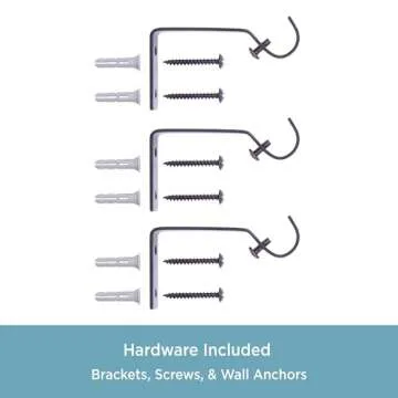 Kenney Chelsea Ball Decorative Curtain Rod 48-86 Inches