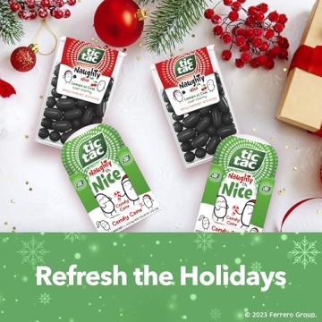 Tic Tac Sour Cherry Mints Naughty or Nice Holiday Treats