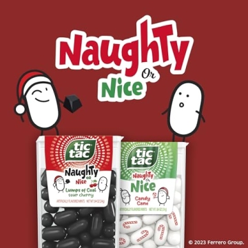 Tic Tac Sour Cherry Mints Naughty or Nice Holiday Treats