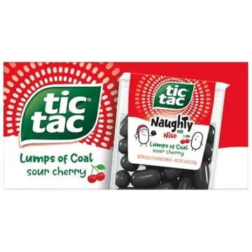Tic Tac Sour Cherry Mints Naughty or Nice Holiday Treats