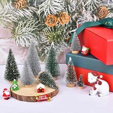 Artiflr 30PCS Mini Christmas Trees for Holiday Decor