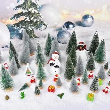 Artiflr 30PCS Mini Christmas Trees for Holiday Decor